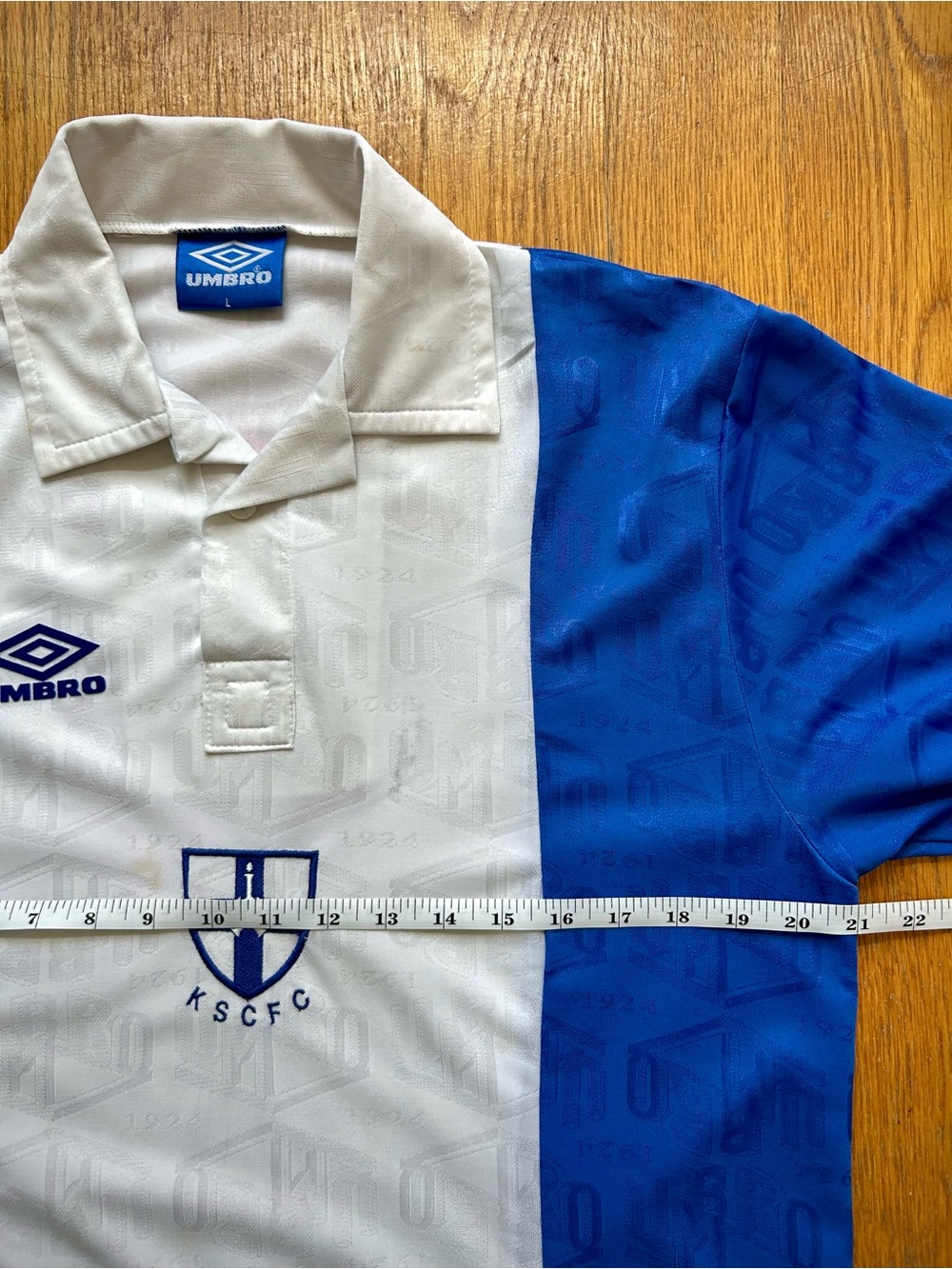 Vintage 1990s Umbro Canterbury English Club LS Jersey - Picture 7 of 8